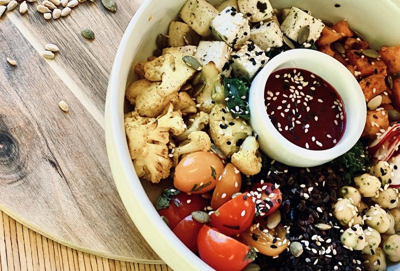 The menu at Seed urges you to "bowl your way" through the variety of plant-based ingredients. Create your own signature bowl and then kick it up with the house-made sauces. You'll be pleasantly surprised. SUBMITTED PHOTO